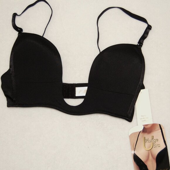 NWT Fashion Forms, Size 34B, U Plunge Bra, Black - Picture 2 of 6
